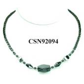 Hematite Beads Stone Chain Choker Fashion Women Necklace